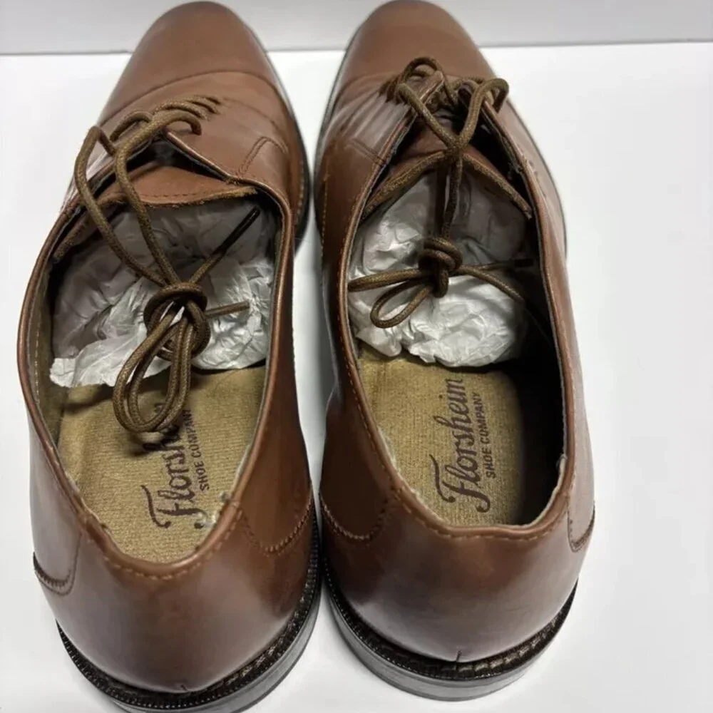Florsheim Men’s Montinaro Cap Toe Oxford Dress Shoes, Size 11 D